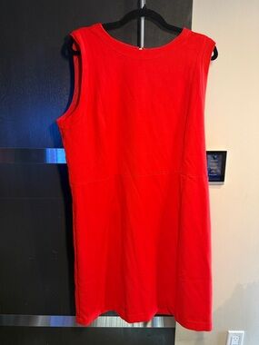 GAP Red Sleeveless Shift Dress